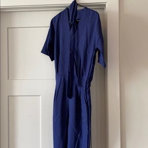 Blue jumpsuit